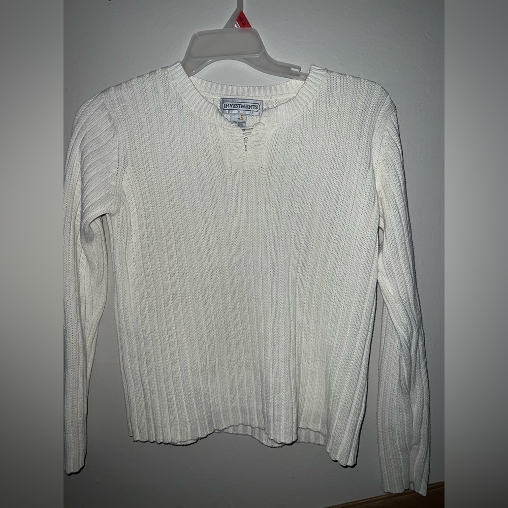 White sweater
